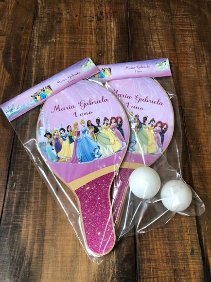 Princesas da Disney, Kit Raquetes Ping Pong. Envio Rápido.