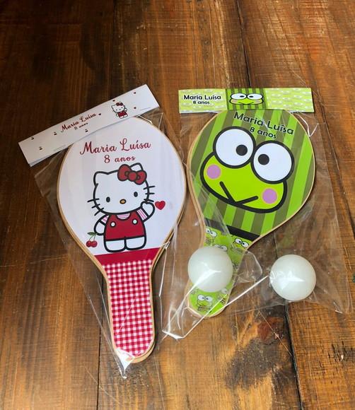 Hello Kitty Kit Raquetes de Ping Pong. Envio Rápido.