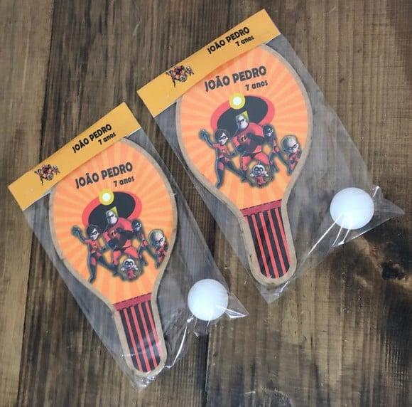 os Incríveis, Kit Raquetes de Ping Pong. Envio Rápido.