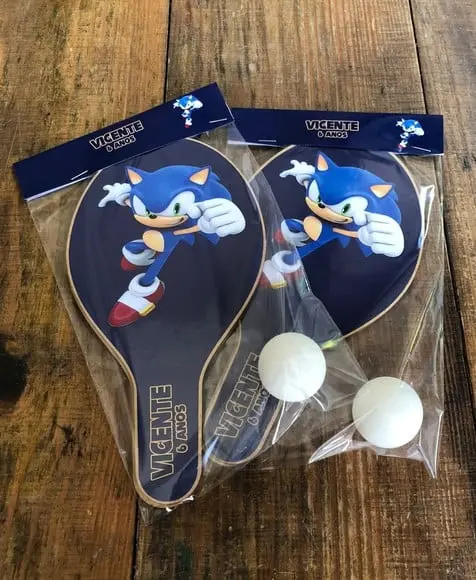 Sonic, Raquetes de Ping Pong Personalizadas, Envio Rápido.