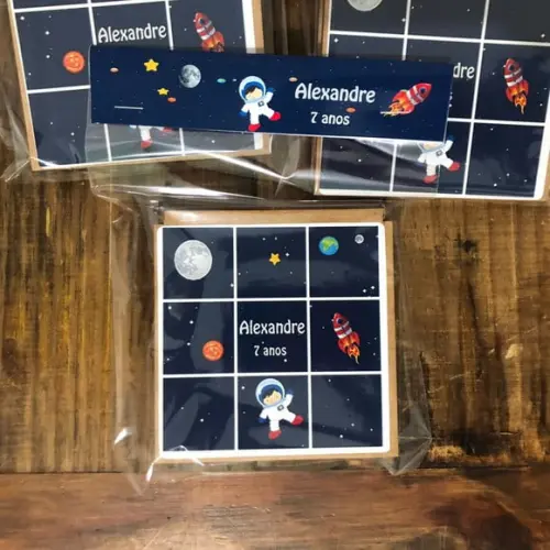 Astronauta Jogo da Velha em mdf - Envio Rápido.