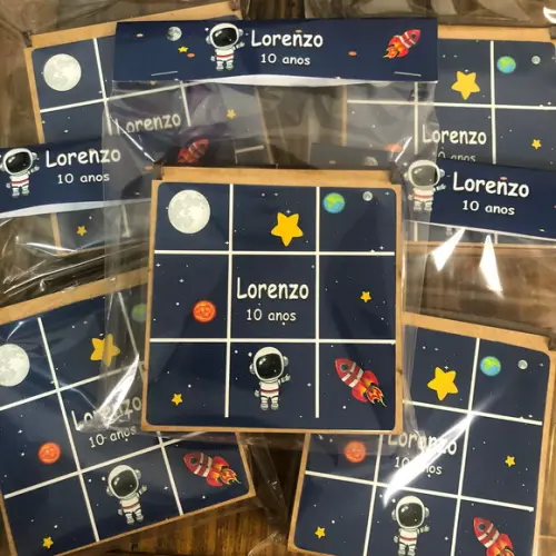 Astronauta, Jogo da Velha Personalizado. Envio Rápido.