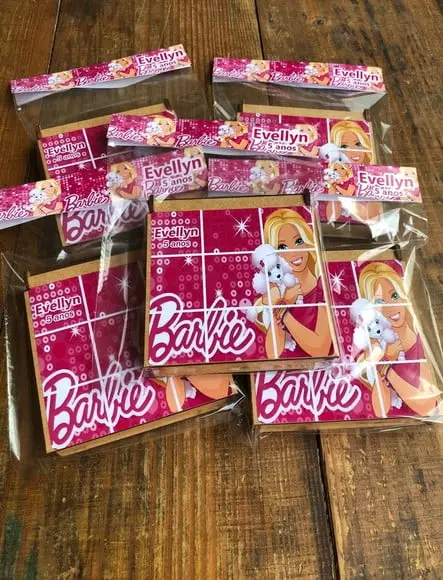 Barbie e Ken, Jogo da Velha em Mdf. Envio Rápido.