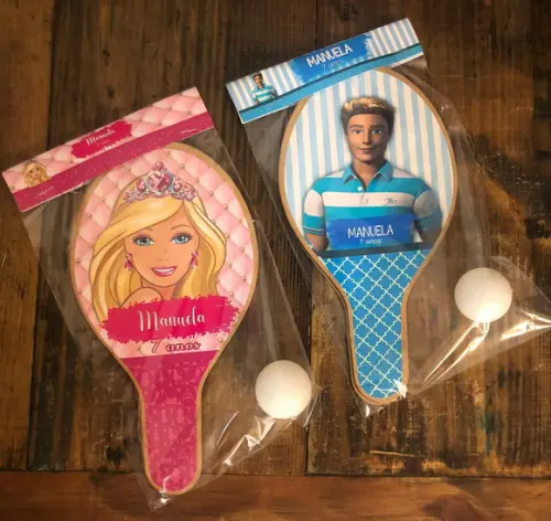 Barbie e Ken, Kit Raquetes.de Ping Pong. Envio Rápido.