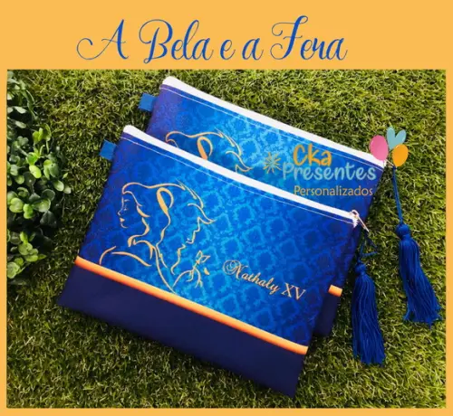 a Bela e a Fera, Necessaire para Lembrancinha, Envio Rapido.