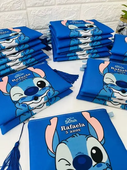 Necessaire Tema Stitch, Envio Rápido.