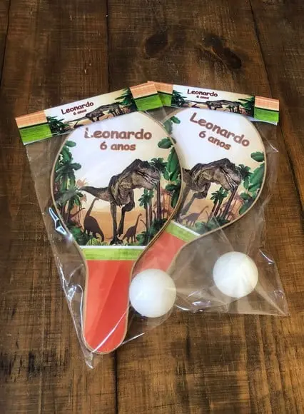 Dinossauros, Kit Raquetes de Ping Pong. Envio Rápido.