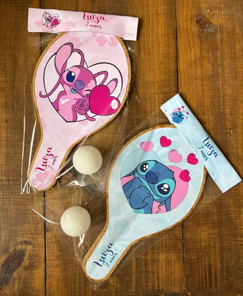 Stitch, Kit Raquetes de Ping Pong. Envio Rápido.
