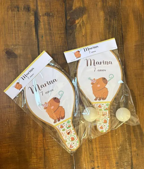 Capivara Kit Raquetes de Ping Pong - Envio Rápido