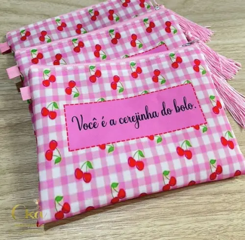 Cerejinha, Necessaire para Lembrancinha, Envio Rápido.