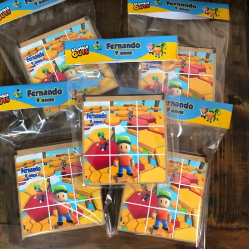 Stumble Guys Jogo da Velha Personalizado Envio Rápido.