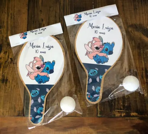 Stitch, Kit Raquetes.de Ping Pong. Envio Rápido.