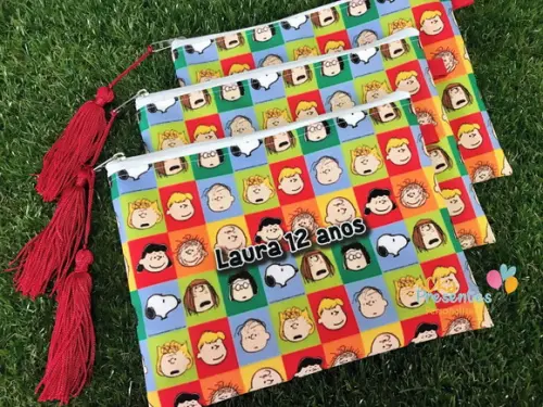 Snoopy Necessaire para Lembrancinha, Envio Rápido.