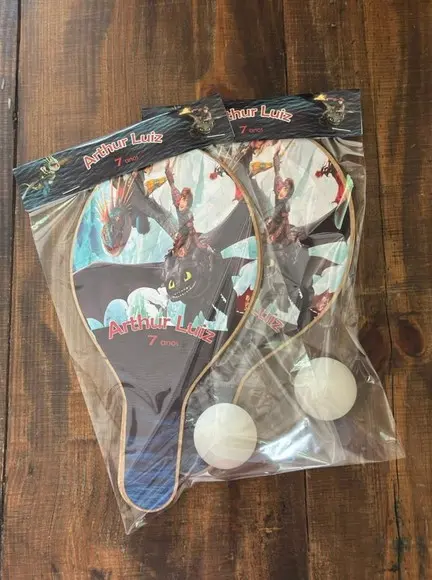 Como Treinar Seu Dragão, Kit Raquetes. Envio Rápido.