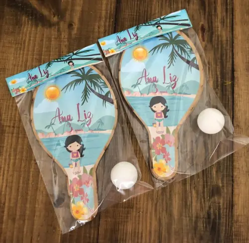Festa na Praia, Kit Raquetes de Ping Pong. Envio Rápido.