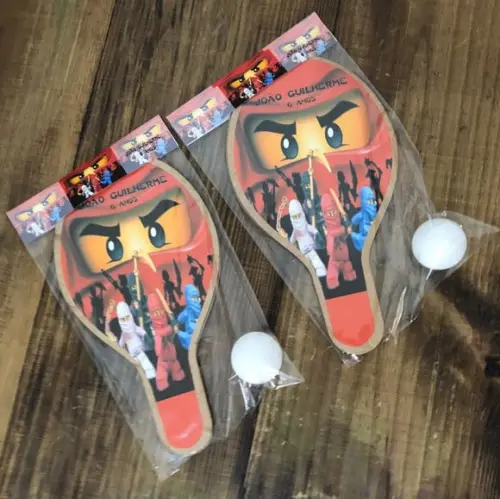 Ninjago, Kit Raquetes de Ping Pong. Envio Rápido.
