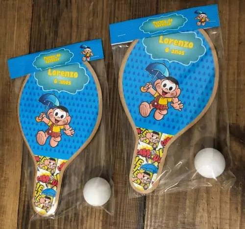 Cascão, Turma da Monica, Kit Raquetes. Envio Rápido.