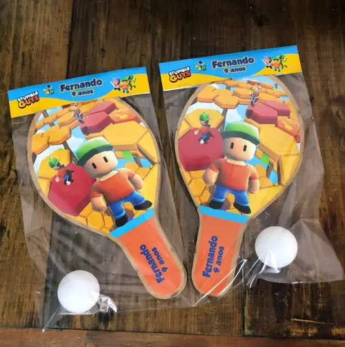 Stumble Guys. Kit Raquetes de Ping Pong. Envio Rápido.