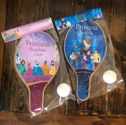 Princesas e Príncipes, Raquetes de Ping Pong. Envio Rápido.