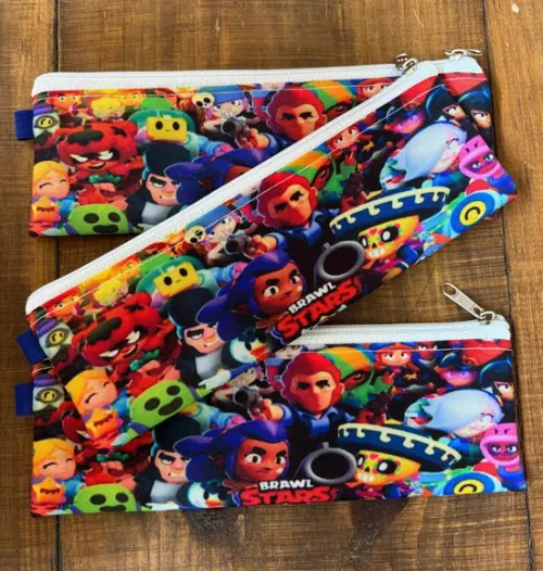 Mini Estojo Personalizado, Tem Brawl Stars