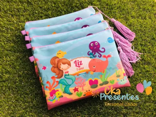 Fundo do Mar, Necessaire para Lembrancinha, Envio Rápido.