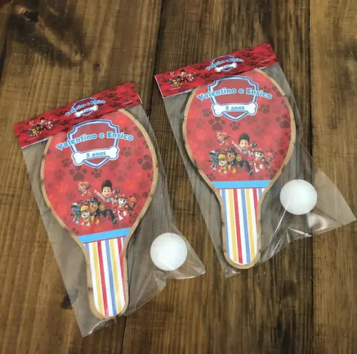 Patrulha Canina, Kit Raquetes de Ping Pong. Envio Rápido.