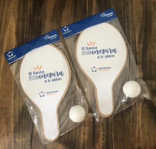 Brinde Corporativo, Kit Raquetes. Envio Rápido.