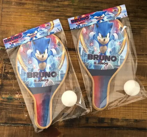 Kit Raquetes de Ping Pong, Sonic. Envio Rápido.