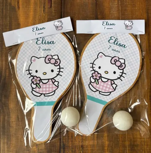 Hello Kitty Kit Raquetes de Ping Pong. Envio Rápido.