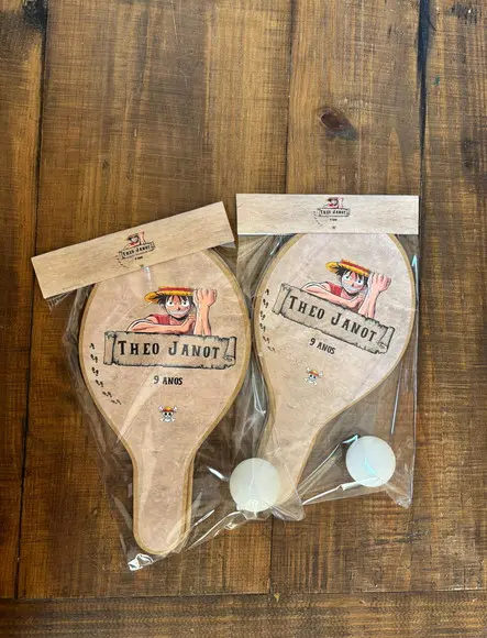 One Piece, Kit Raquetes de Ping Pong. Envio Rápido.