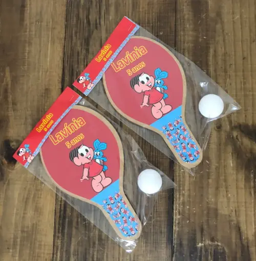 Turma da Mônica, Kit Raquetes de Ping Pong. Envio Rápido.
