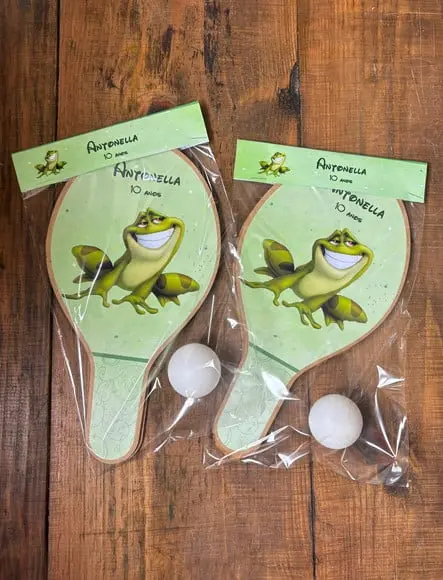 Princesa e o Sapo Kit Raquetes Ping Pong P Envio Rápido.
