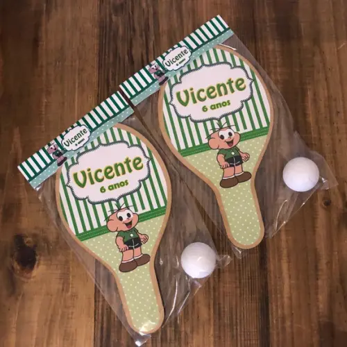 Cebolinha, Kit Raquetes de Ping Pong. Envio Rápido.