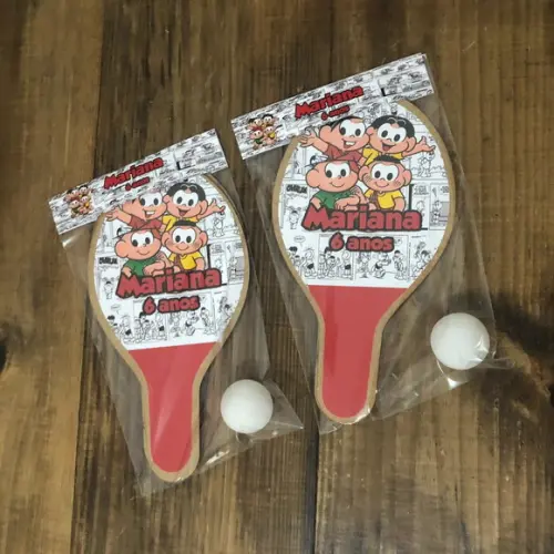 Turma da Mônica, Kit Raquetes de Ping Pong. Envio Rápido.