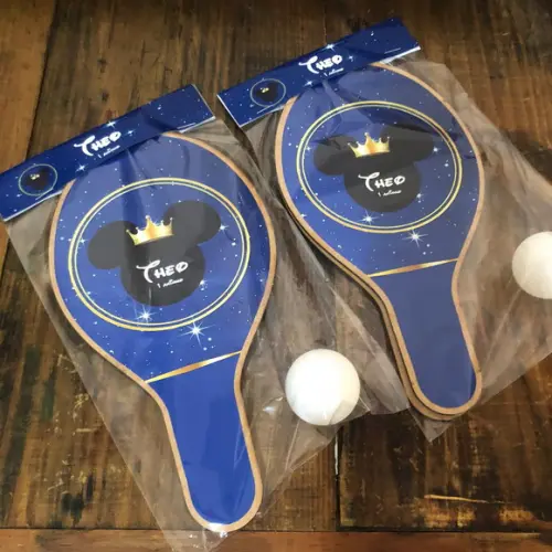 Mickey Realeza, Kit Raquetes de Ping Pong. Envio Rápido.
