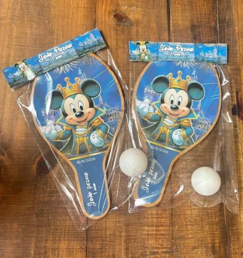 Mickey Realeza, Kit Raquetes de Ping Pong. Envio Rápido.