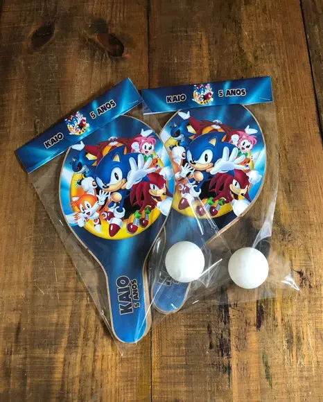 Kit Raquetes de Ping Pong, Sonic. Envio Rápido.