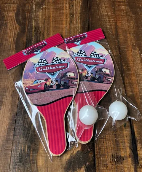 Carros Mcqueen, Kit Raquetes de Ping Pong. Envio Rápido.