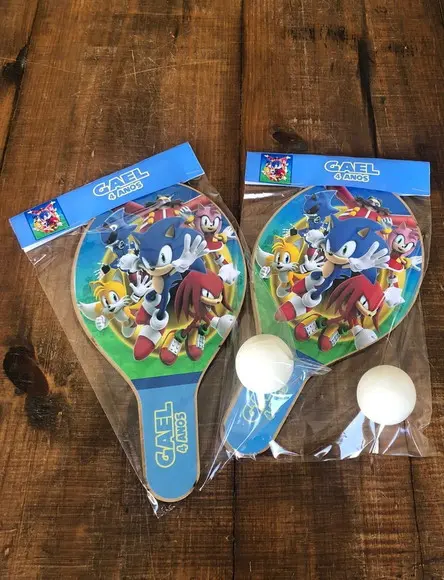 Sonic, Kit Raquetes de Ping Pong. Envio Rápido.