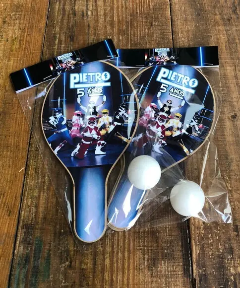Power Rangers, Raquetes de Ping Pong - Envio Rápido.