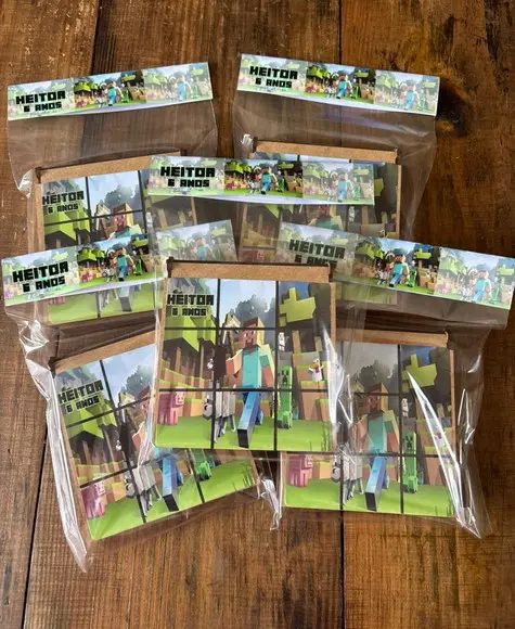 Minecraft, Jogo da Velha Personalizado. Envio Rápido.