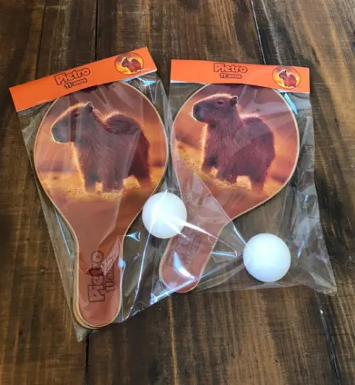 Capivara Kit Raquetes de Ping Pong - Envio Rápido