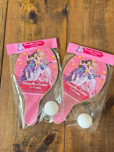 Barbie, Kit Raquetes de Ping Pong. Envio Rápido.