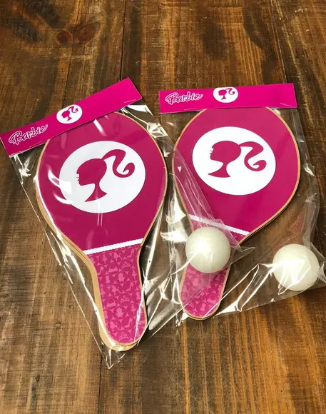 Barbie, Kit Raquetes de Ping Pong. Envio Rápido.