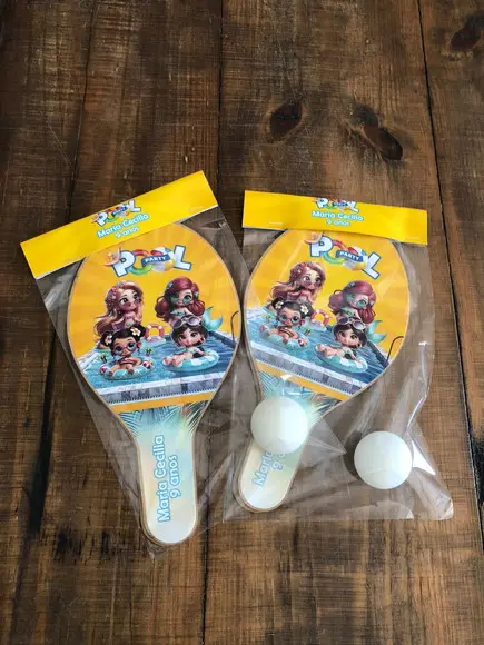 Princesas Pool Party, Kit Raquetes. Envio Rápido.