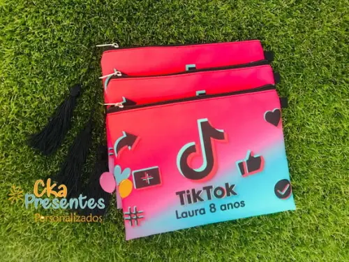Tik Tok, Necessaire para Lembrancinha, Envio Rápido.