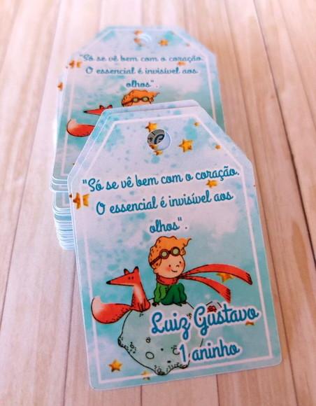 50 Tag Agradecimento Pequeno Príncipe
