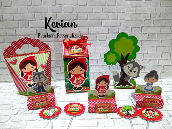 Kit Festa Chapeuzinho Vermelho 80 Ítens