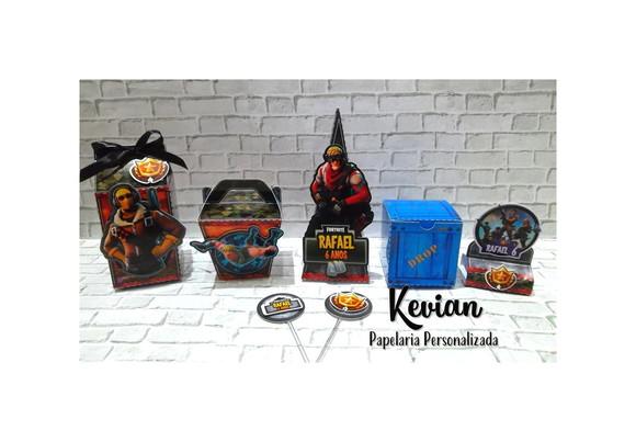 Kit Festa Scrap Fortnite 90 Ítens