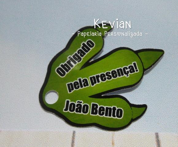 100 Tag Lembrancinha Agradecimento Pata Dinossauro